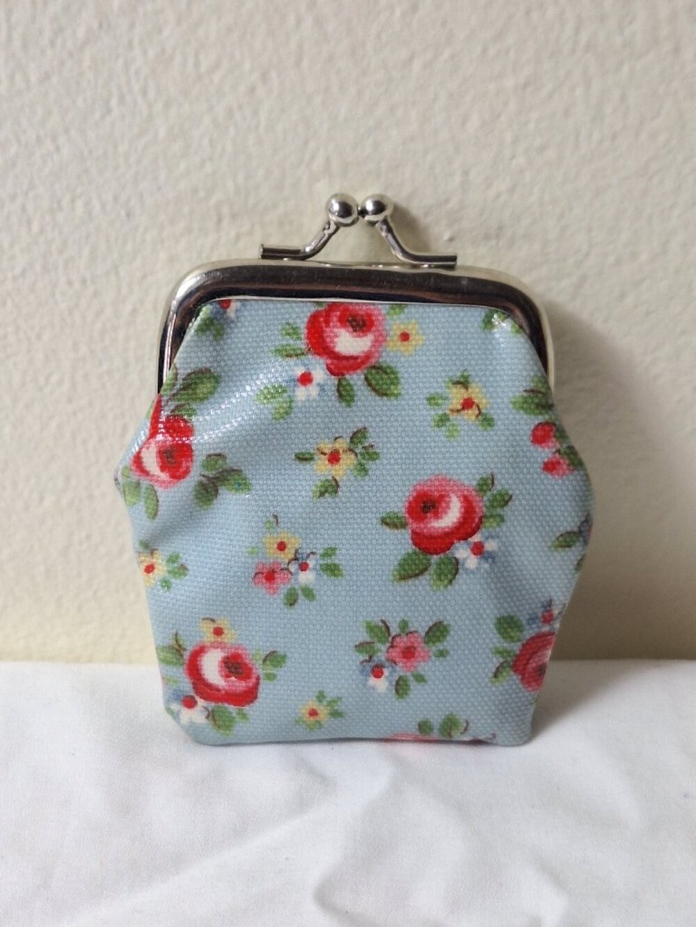 Cath Kidston Light Blue Floral Coin Purse